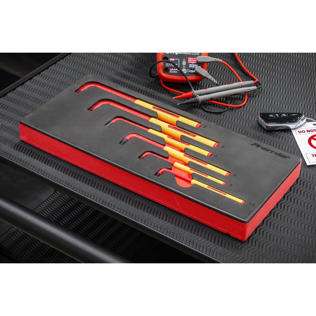 Sealey Premier Hex Key Set with Tool Tray 6pc - VDE Approved - Image 5