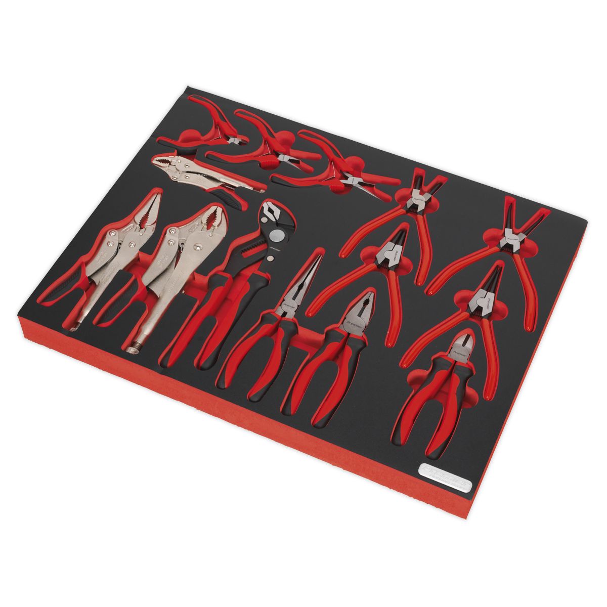 Sealey Premier Platinum Pliers Set with Tool Tray 14pc - Image 3