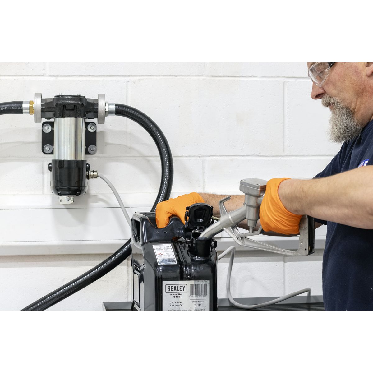 Sealey High Volume Diesel & Fluid Transfer Pump 12V - Image 10
