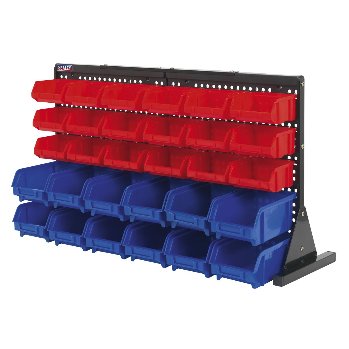 Sealey Bench Mounting Bin Storage System with 30 Bins - Image 2