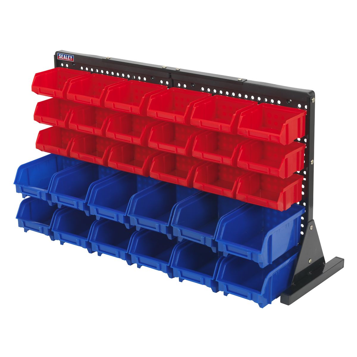Sealey Bench Mounting Bin Storage System with 30 Bins - Image 4
