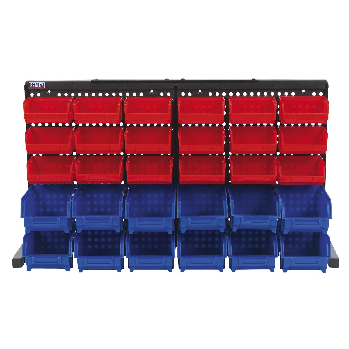 Sealey Bench Mounting Bin Storage System with 30 Bins - Image 5