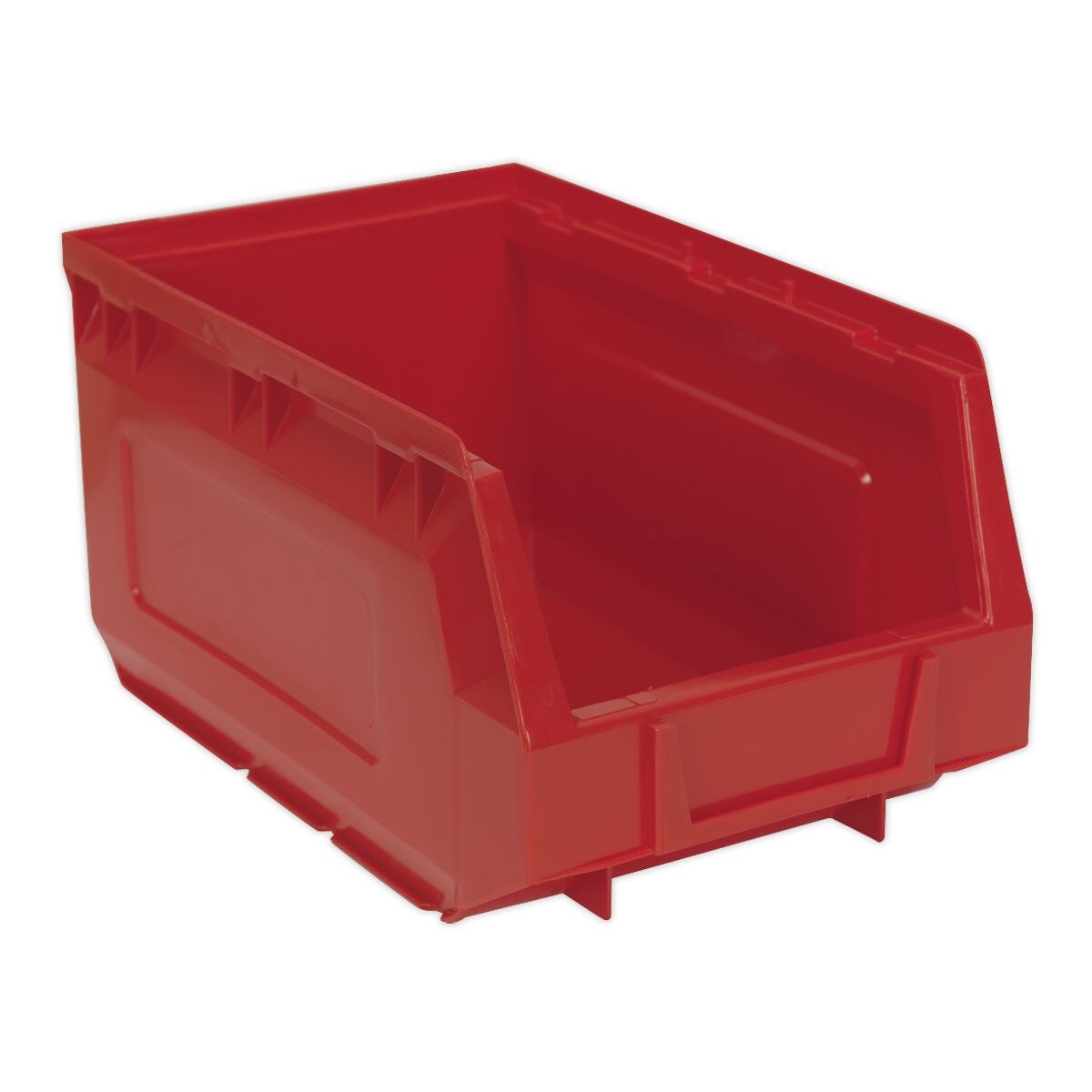 Sealey Plastic Storage Bin 150 x 240 x 130mm, Red - Pack of 24 - Image 2
