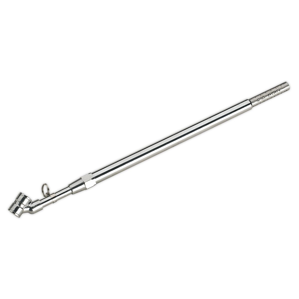 Sealey PCL Tyre Pressure Gauge Deluxe Twin Push-On Connector 0-11bar(0-160psi) - Image 1