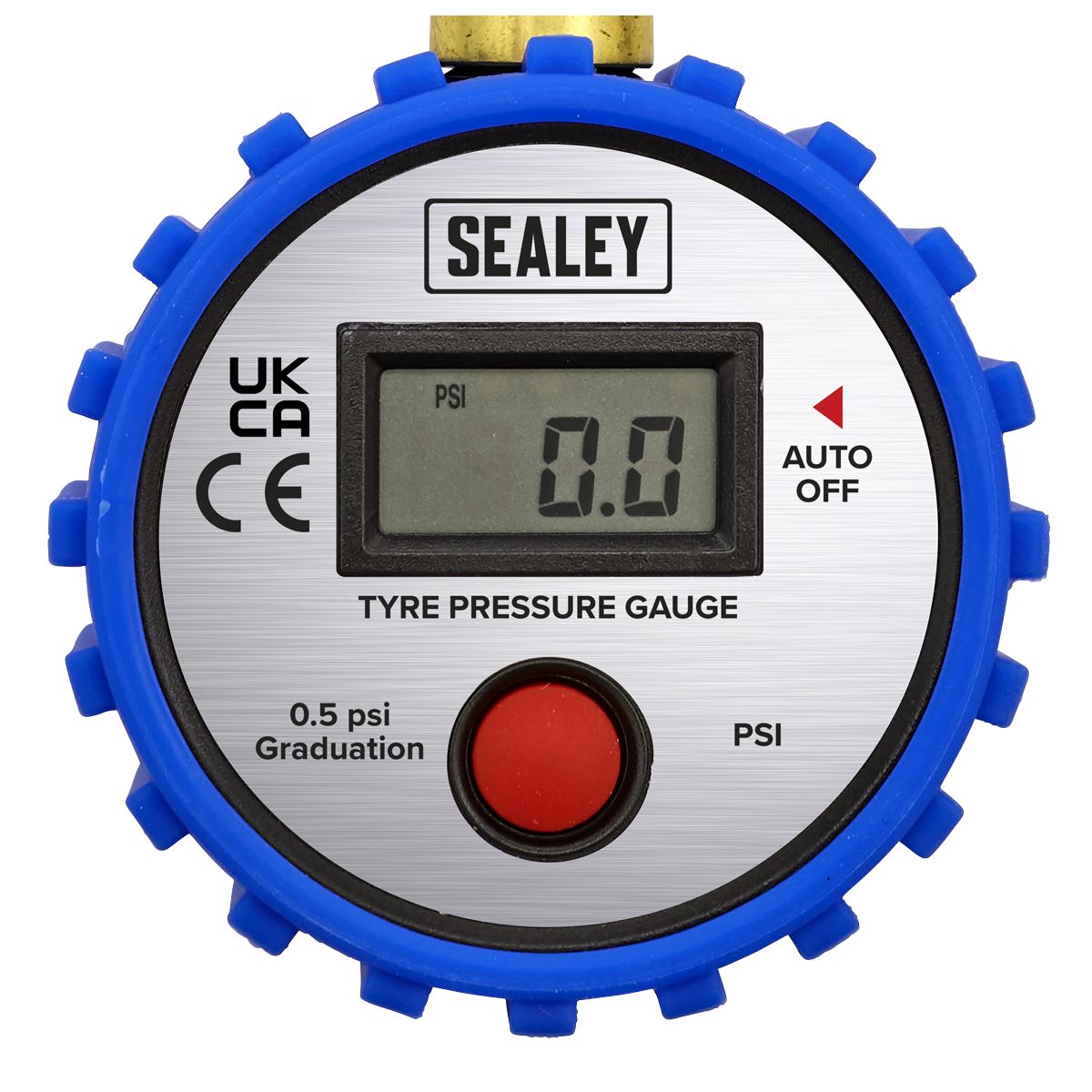 Sealey Tyre Pressure Gauge Digital with Leader Hose & Quick Release 0-100psi - Image 3