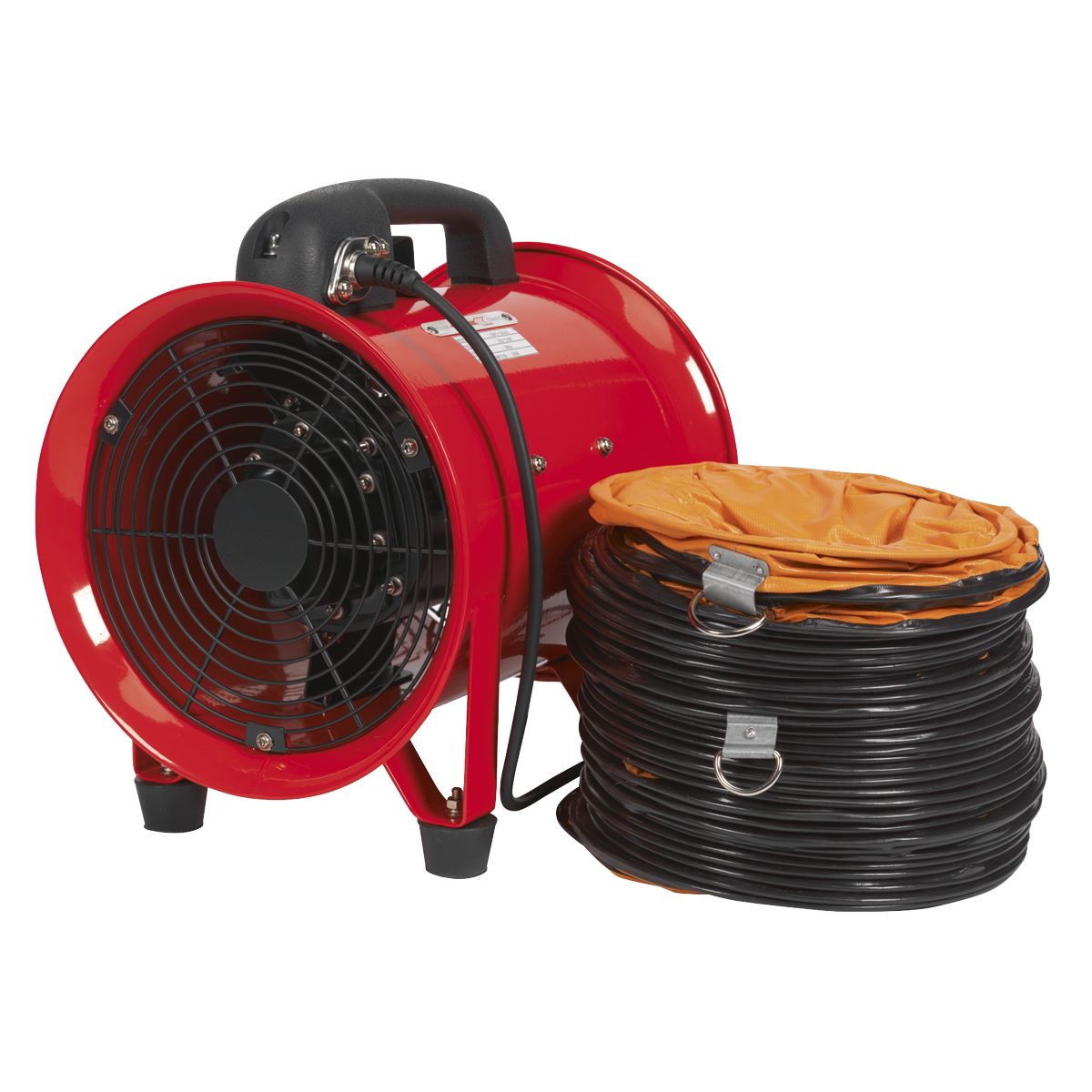 Sealey Portable Ventilator with 5m Ducting 200mm - Image 9
