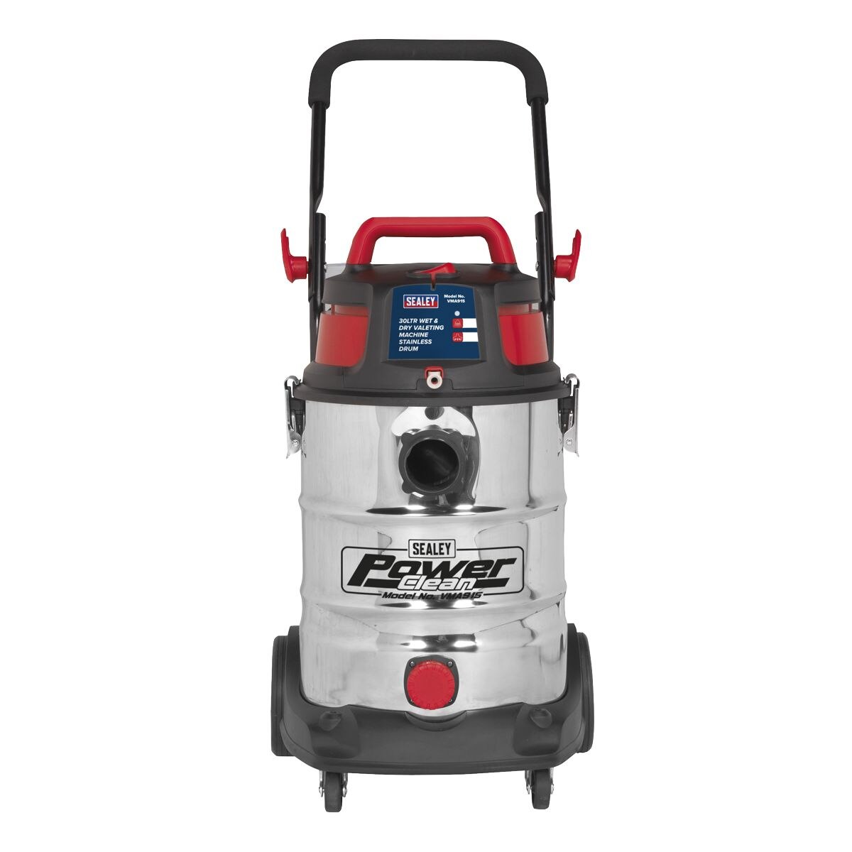 Sealey Wet & Dry Valet Machine Stainless Drum 30L - Image 3