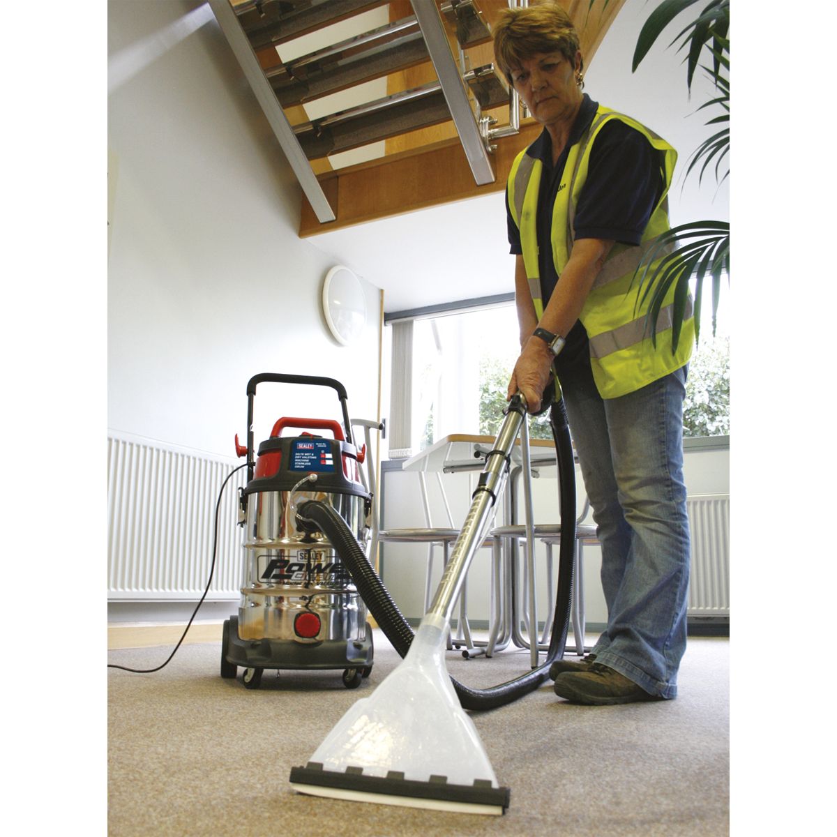 Sealey Wet & Dry Valet Machine Stainless Drum 30L - Image 5