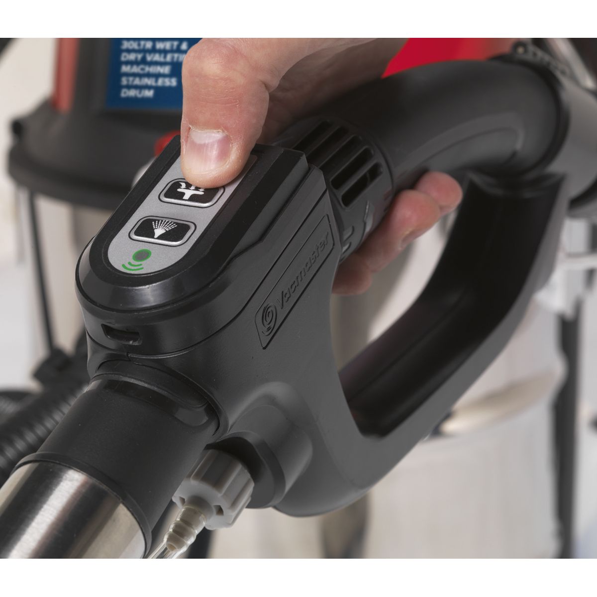 Sealey Wet & Dry Valet Machine Stainless Drum 30L - Image 9
