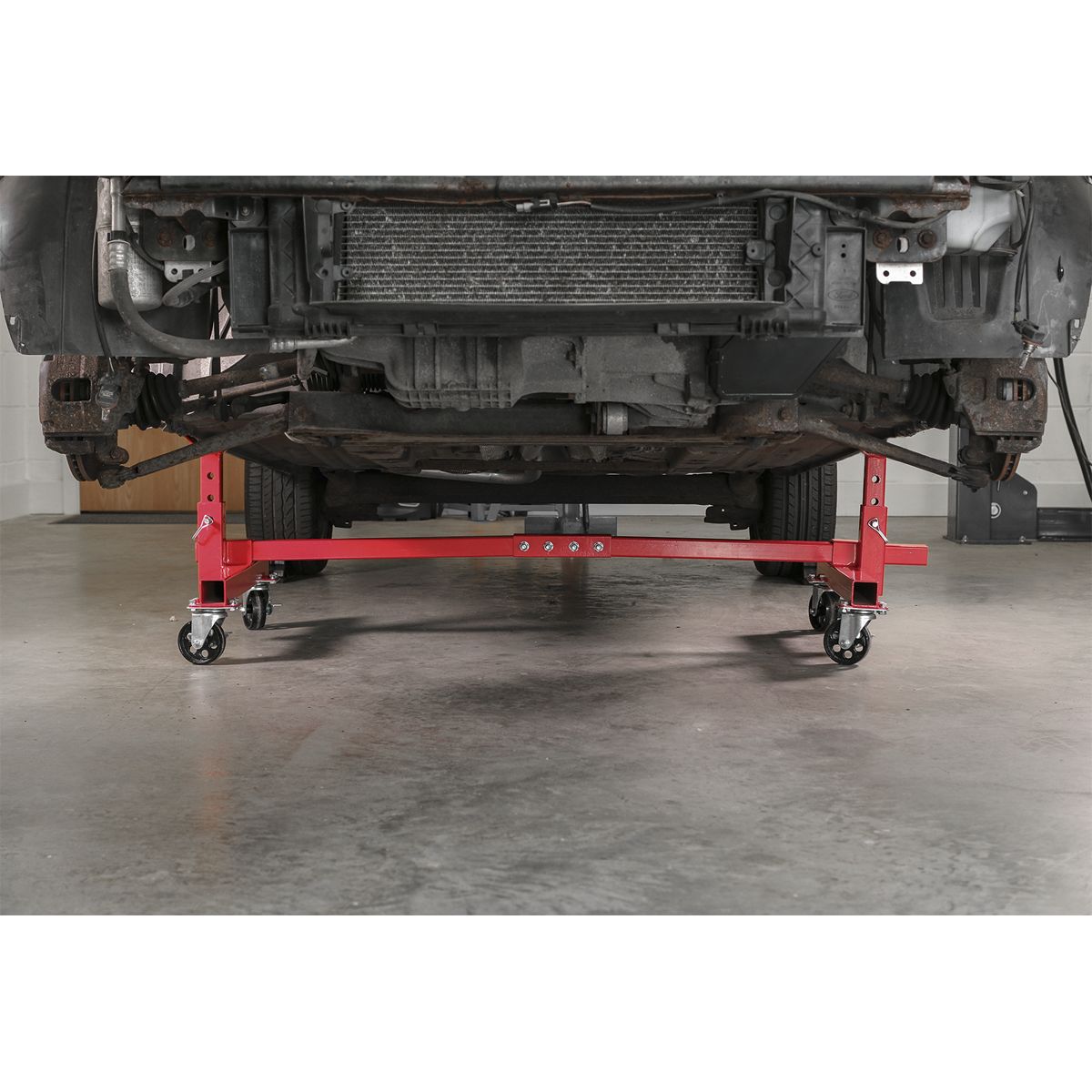 Sealey Adjustable 2-Post Vehicle Moving Dolly 900kg Capacity - Image 3