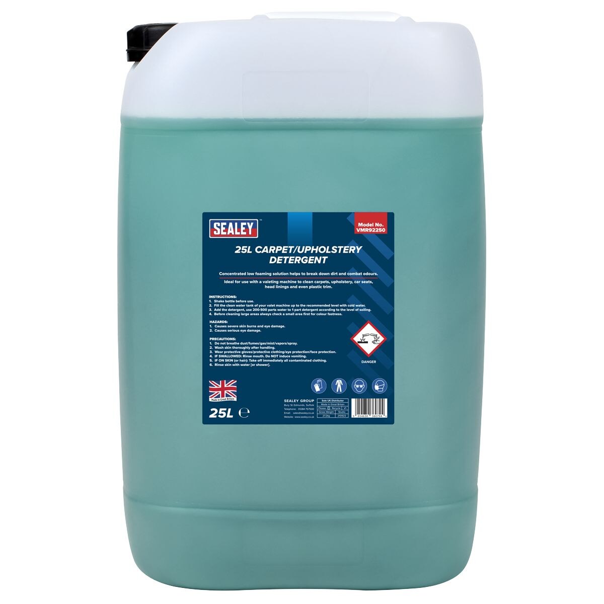 Sealey Carpet/Upholstery Detergent 25L - Image 3