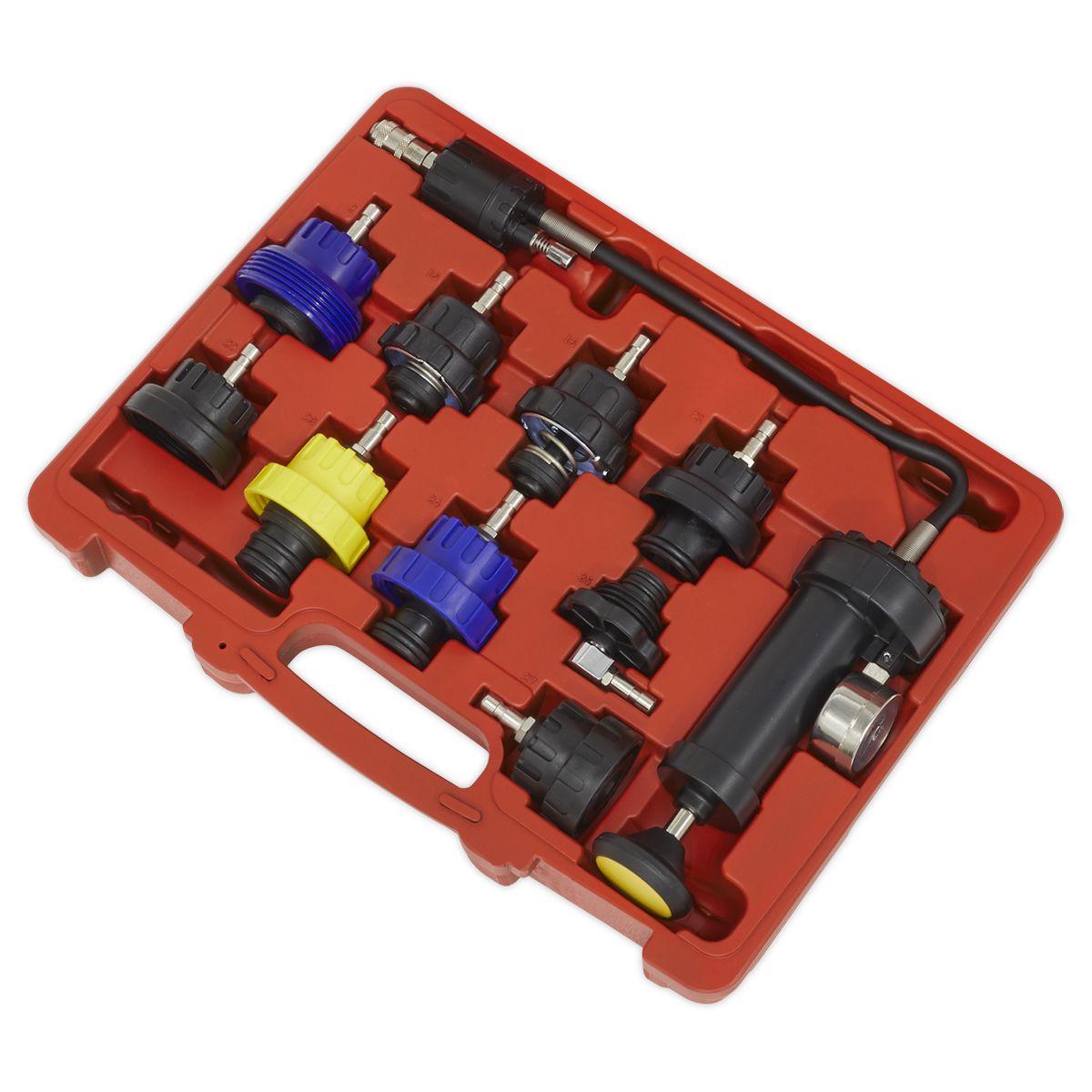 Sealey Cooling System Pressure Test Kit 10pc - Image 5