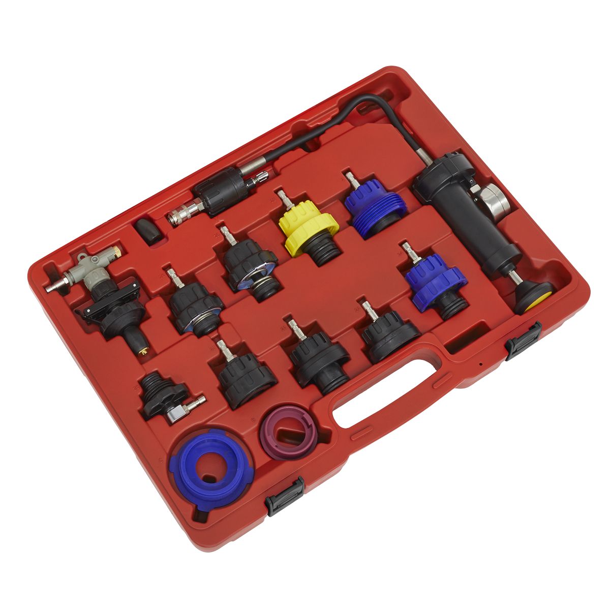Sealey Cooling System Pressure Test Kit 13pc - Image 4