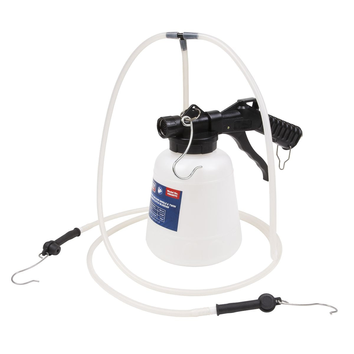 Sealey Brake Caliper Clutch Bleeder Pneumatic Vacuum Single & Twin 1L - Image 1