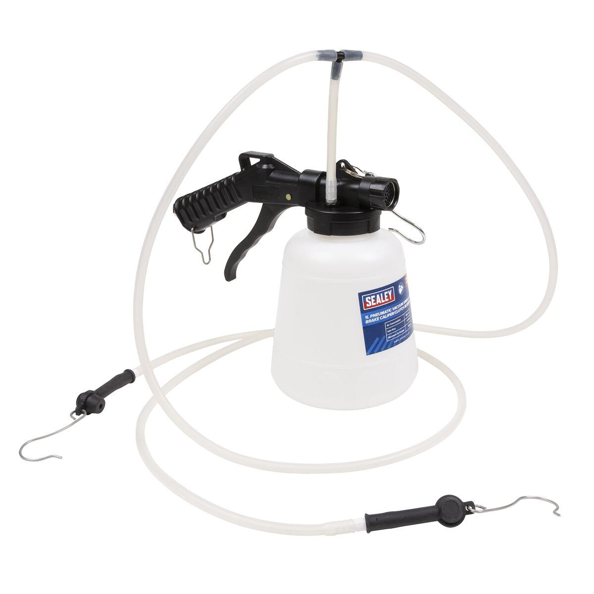 Sealey Brake Caliper Clutch Bleeder Pneumatic Vacuum Single & Twin 1L - Image 2
