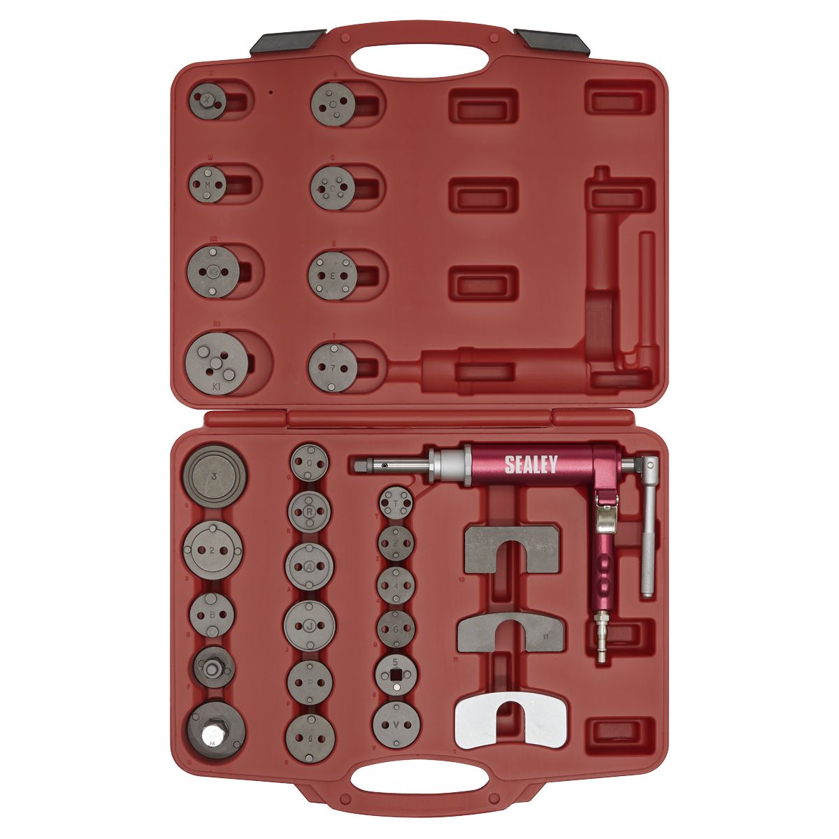 Sealey Air Operated Brake Piston Wind-Back Tool Kit 29pc - Image 3