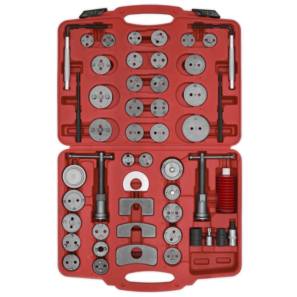 Sealey Brake Piston Wind-Back Tool Kit 50pc - Image 3