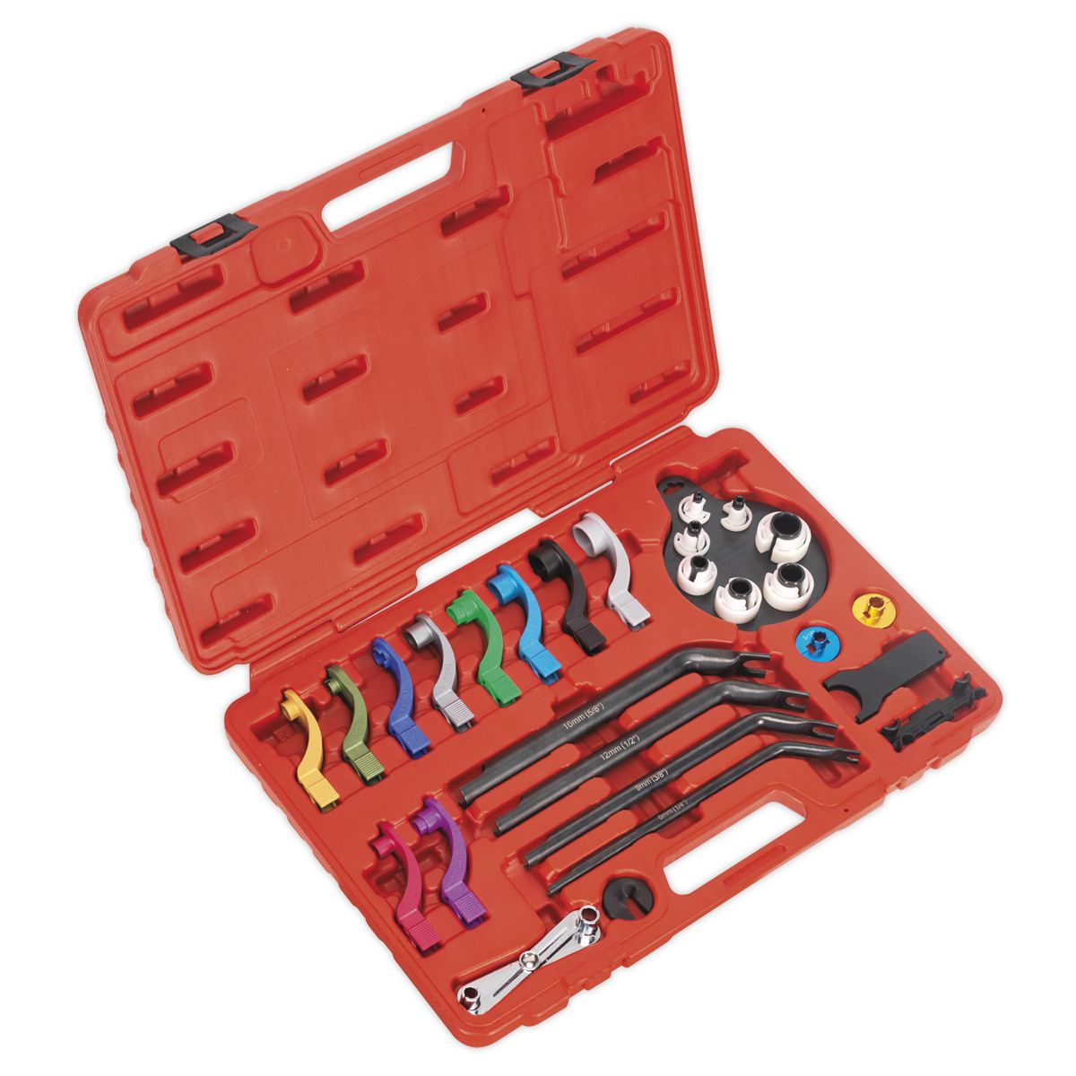 Sealey Fuel & Air Conditioning Disconnection Tool Kit 27pc - Image 1