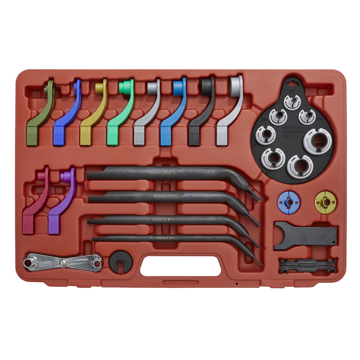 Sealey Fuel & Air Conditioning Disconnection Tool Kit 27pc - Image 3