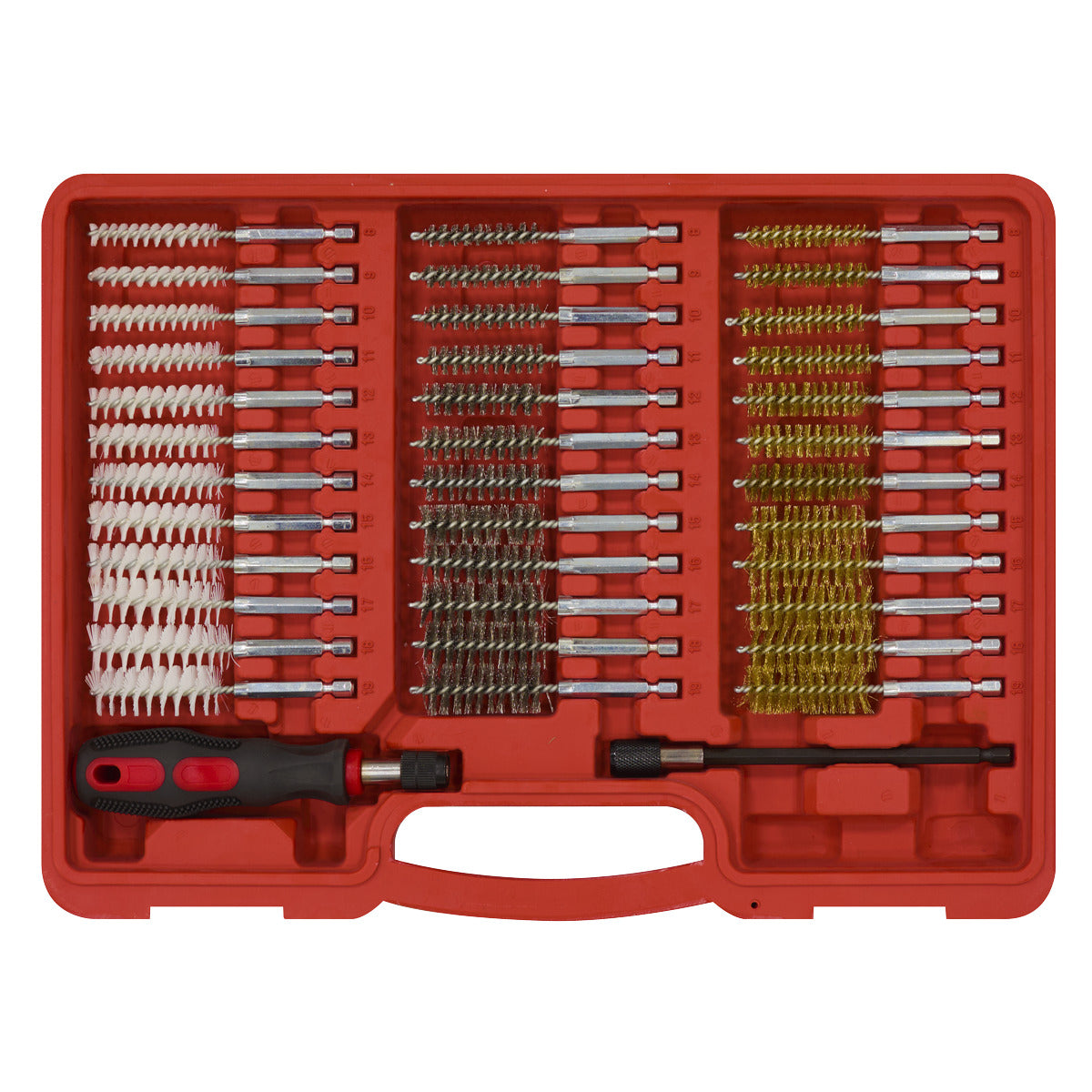 Sealey Injector Bore Cleaning Brush Set 38pc VS1910