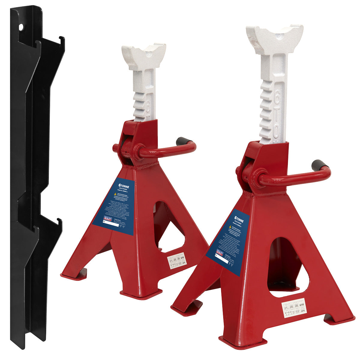 Sealey Axle Stand & Axle Stand Storage Rack Combo 6 Tonne VS2006COMBO