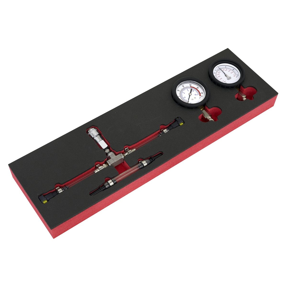 Sealey Fuel Pressure Gauge Set - Image 1