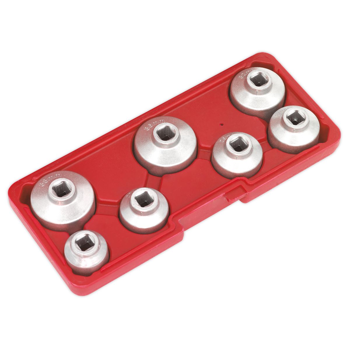 Sealey Oil Filter Cap Wrench Set 7pc - Image 4