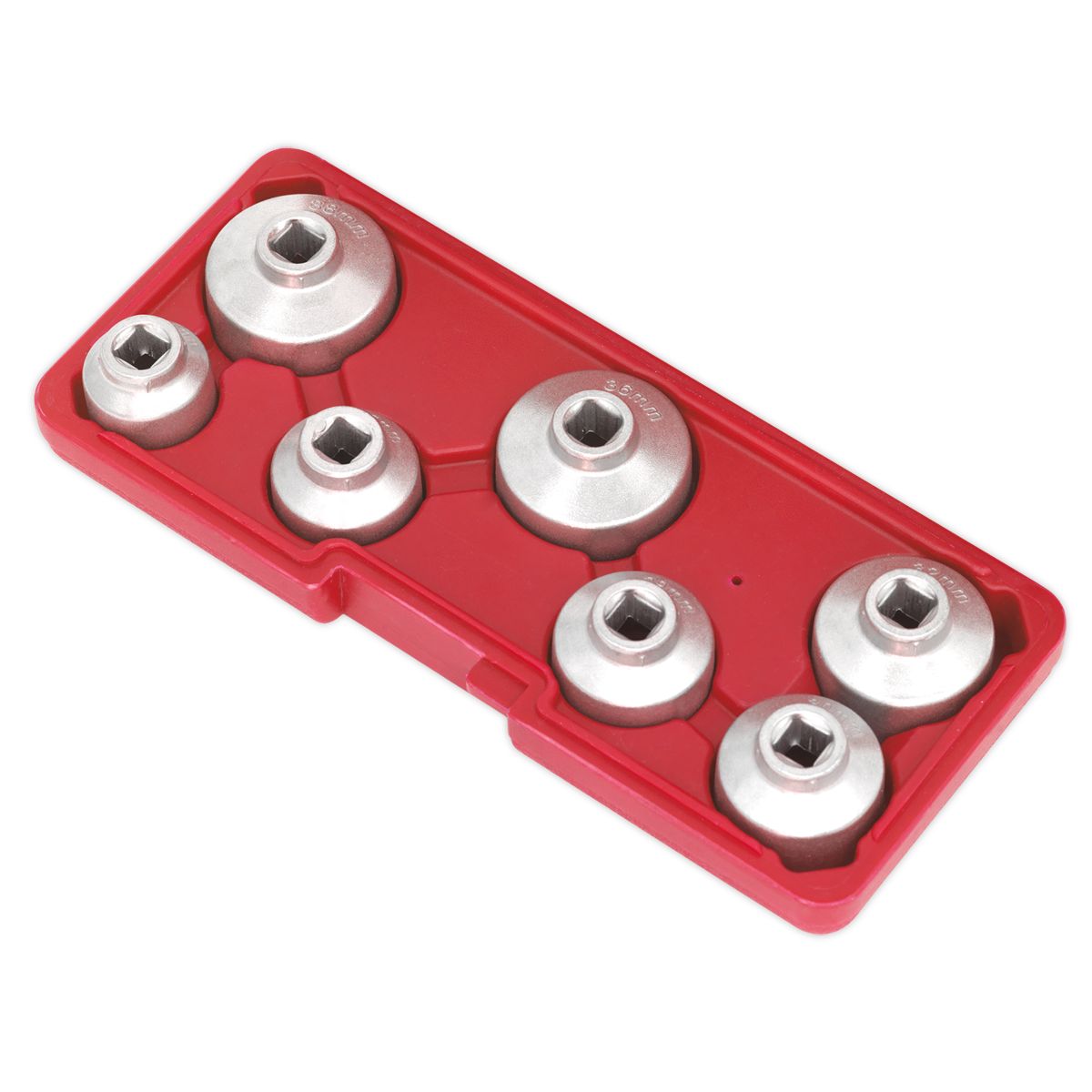 Sealey Oil Filter Cap Wrench Set 7pc - Image 5