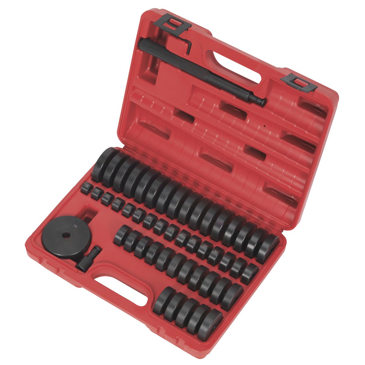 Sealey Bearing Race & Seal Driver Set 52pc - Image 3