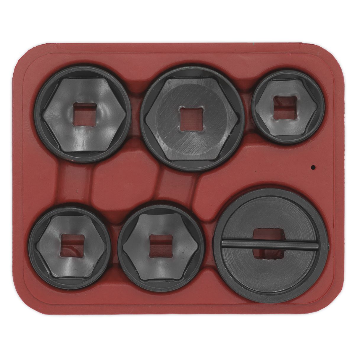 Sealey Oil Filter Cap Wrench Set 6pc - Image 3