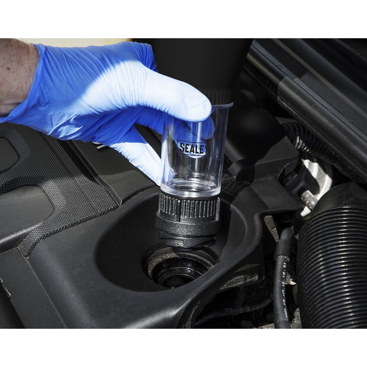 Sealey Engine Oil Funnel Set for Audi/Seat/Skoda/Volkswagen 5pc - Image 8