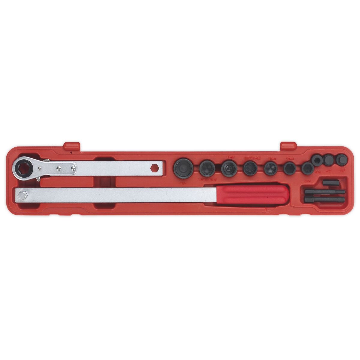 Sealey Ratchet Action Auxiliary Belt Tension Tool Kit - Image 5