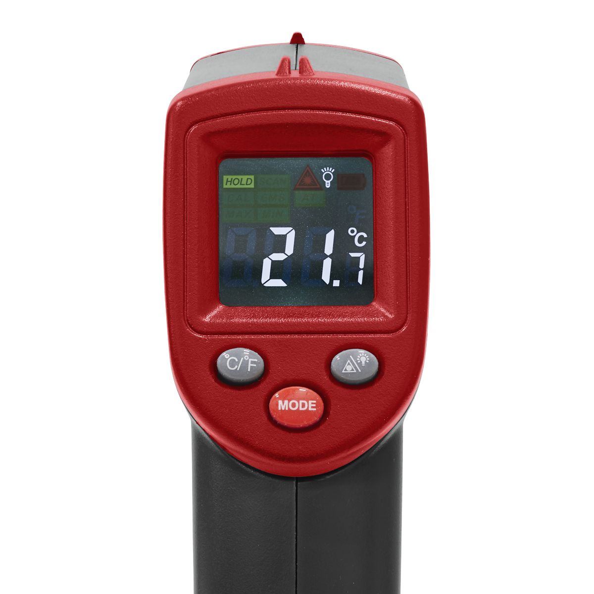 Sealey Infrared Laser Digital Thermometer 12:1 - Image 3