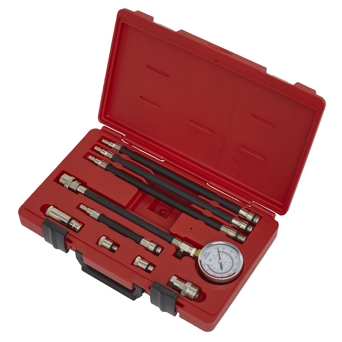 Sealey Petrol Engine Compression Test Kit 10pc - Image 2