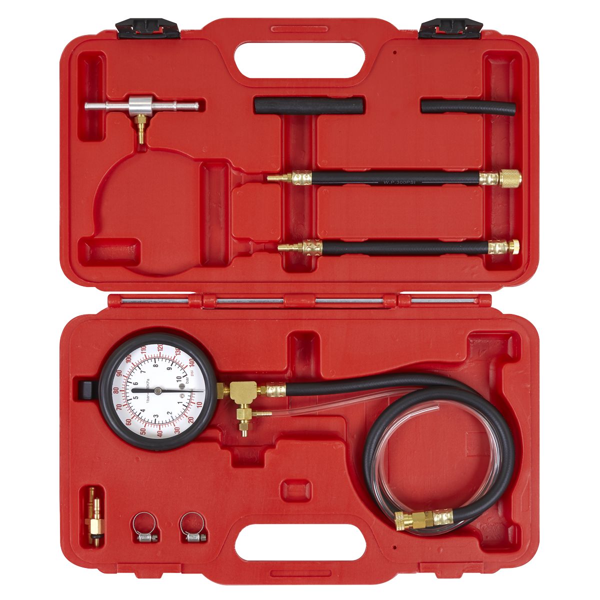 Sealey Fuel Injection Pressure Test Kit - Test Port - Image 3