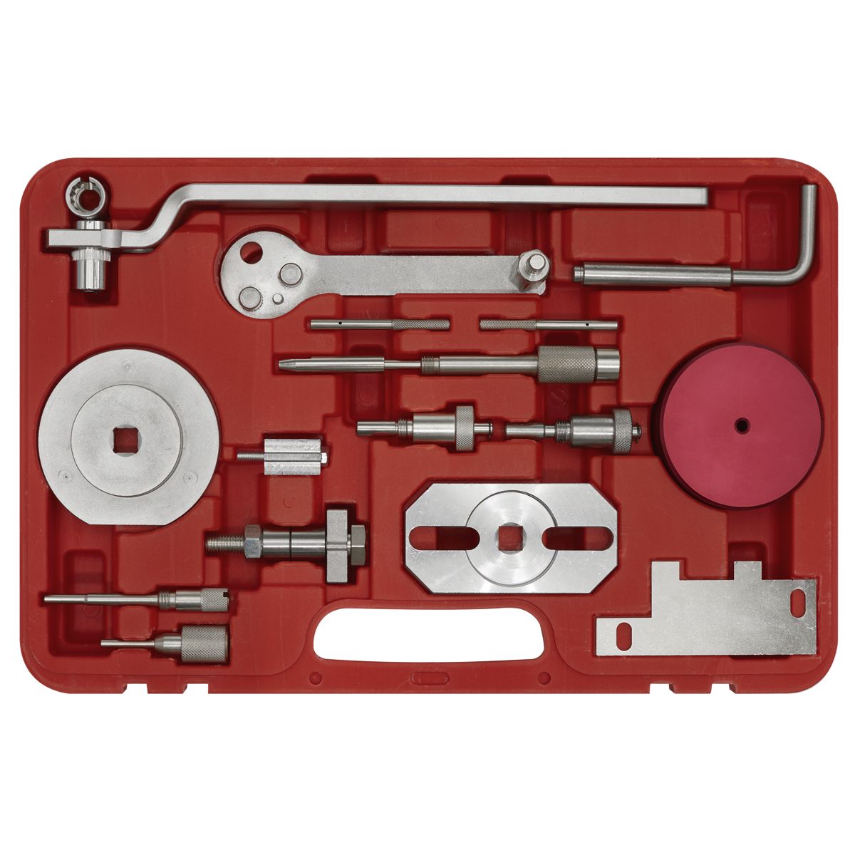 Sealey Diesel Engine Timing Tool Kit for Fiat, Ford, Iveco, PSA - 2.2D, 2.3D, 3.0D - Belt/Chain Drive - Image 3