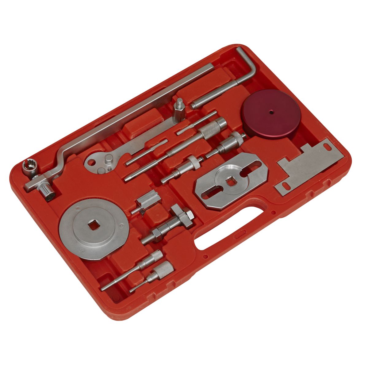 Sealey Diesel Engine Timing Tool Kit for Fiat, Ford, Iveco, PSA - 2.2D, 2.3D, 3.0D - Belt/Chain Drive - Image 4