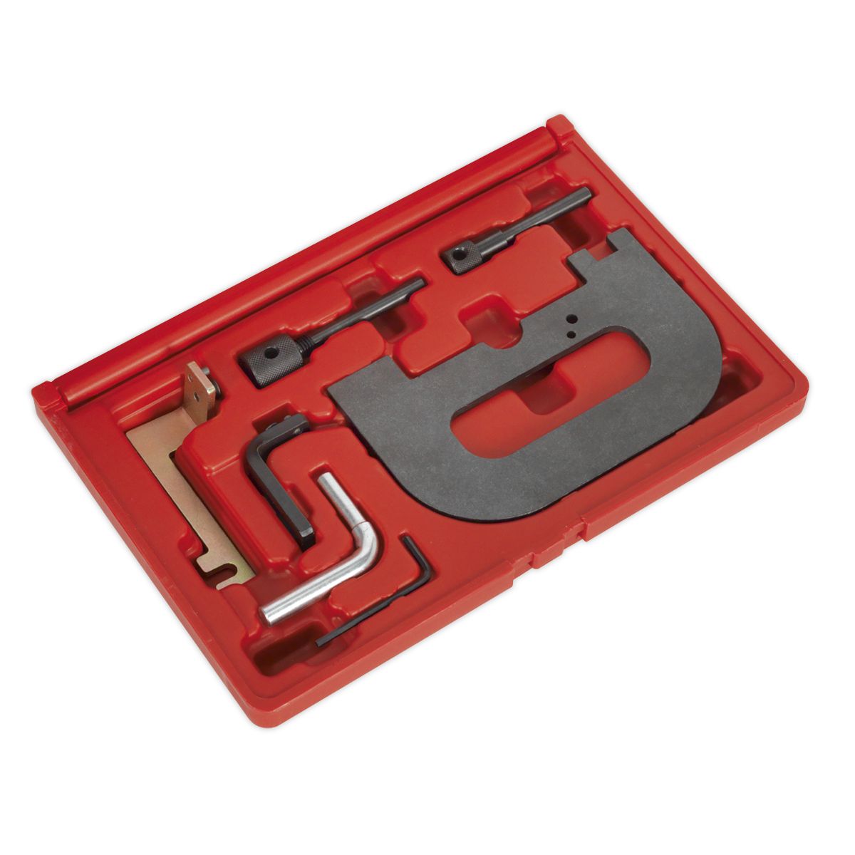 Sealey Petrol Engine Timing Tool Kit - for Renault 1.4/1.6/1.8/2.0 K4J/K4M/F4P/F4R(t) - Belt Drive - Image 4