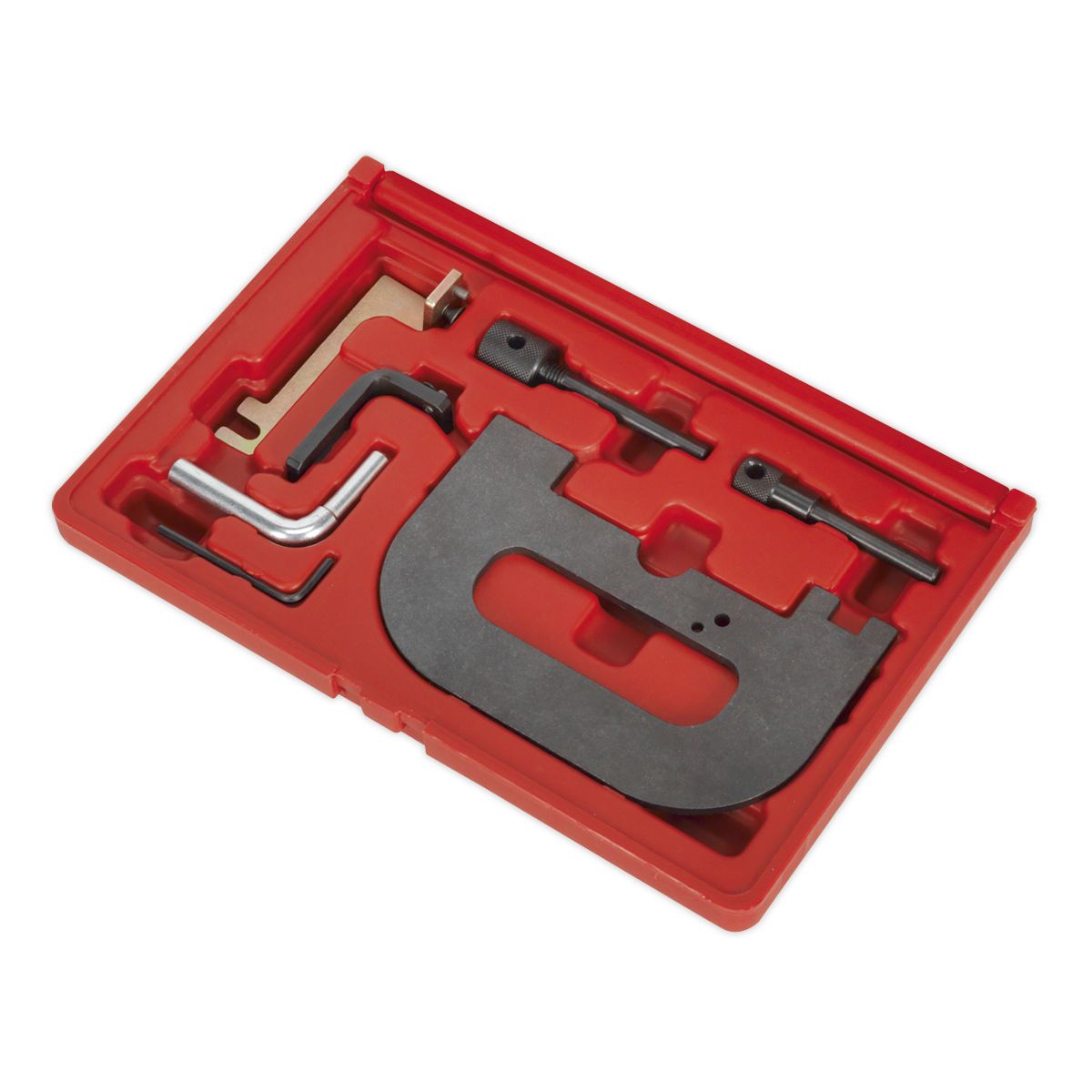 Sealey Petrol Engine Timing Tool Kit - for Renault 1.4/1.6/1.8/2.0 K4J/K4M/F4P/F4R(t) - Belt Drive - Image 5