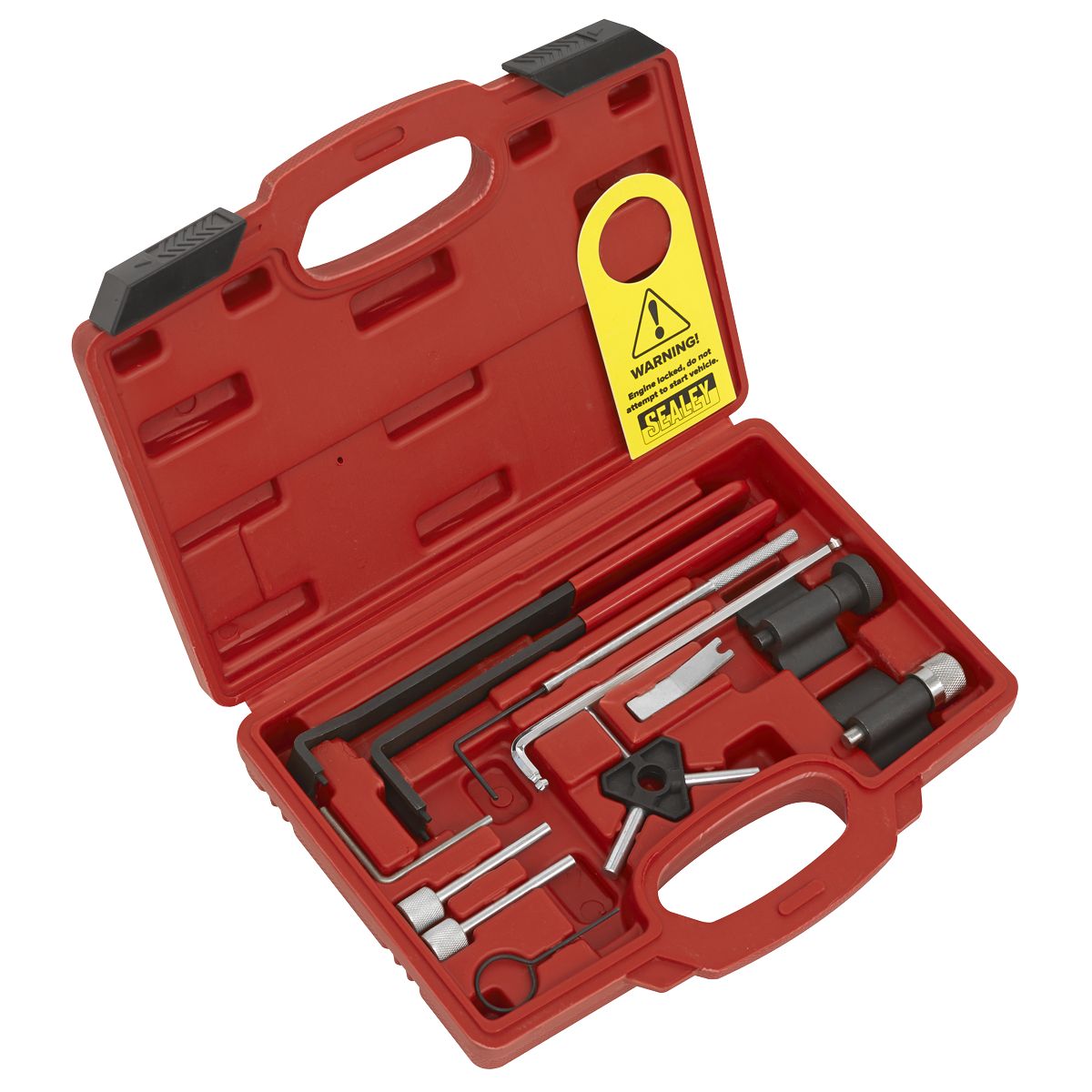 Sealey Diesel Engine Timing Tool Kit - for VAG, Dodge, Ford, Mitsubishi - 1.2D/1.4D/1.6D/1.9D/2.0D - Belt - Image 1