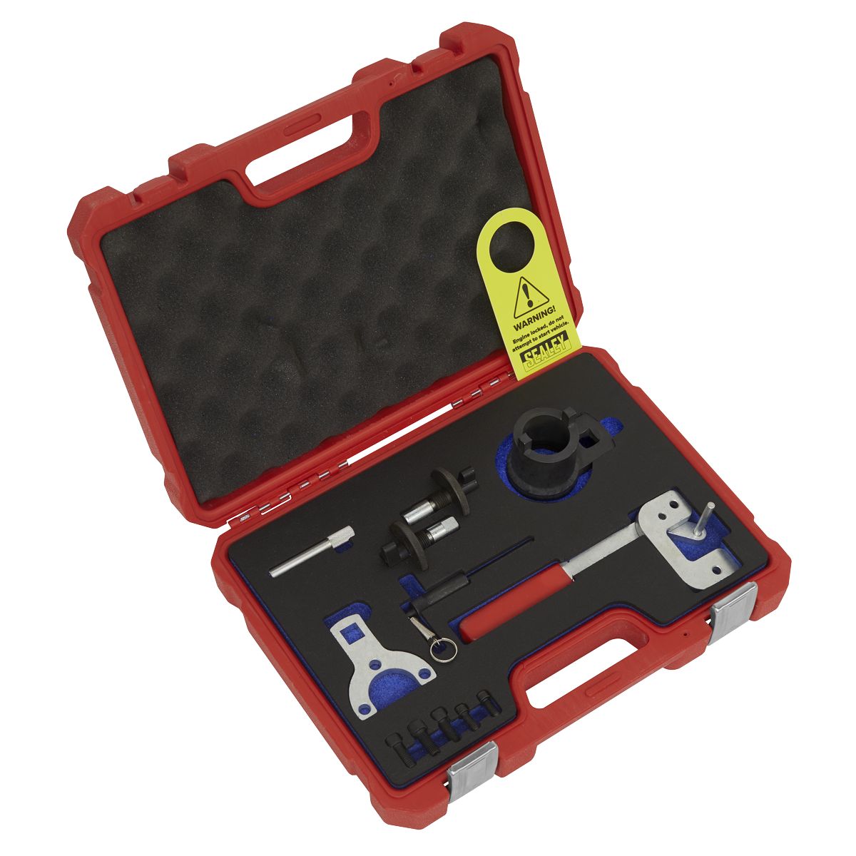 Sealey Diesel Engine Timing Tool Kit - for Alfa Romeo, Ford, PSA, Suzuki, GM 1.3D 16v - Chain Drive - Image 1
