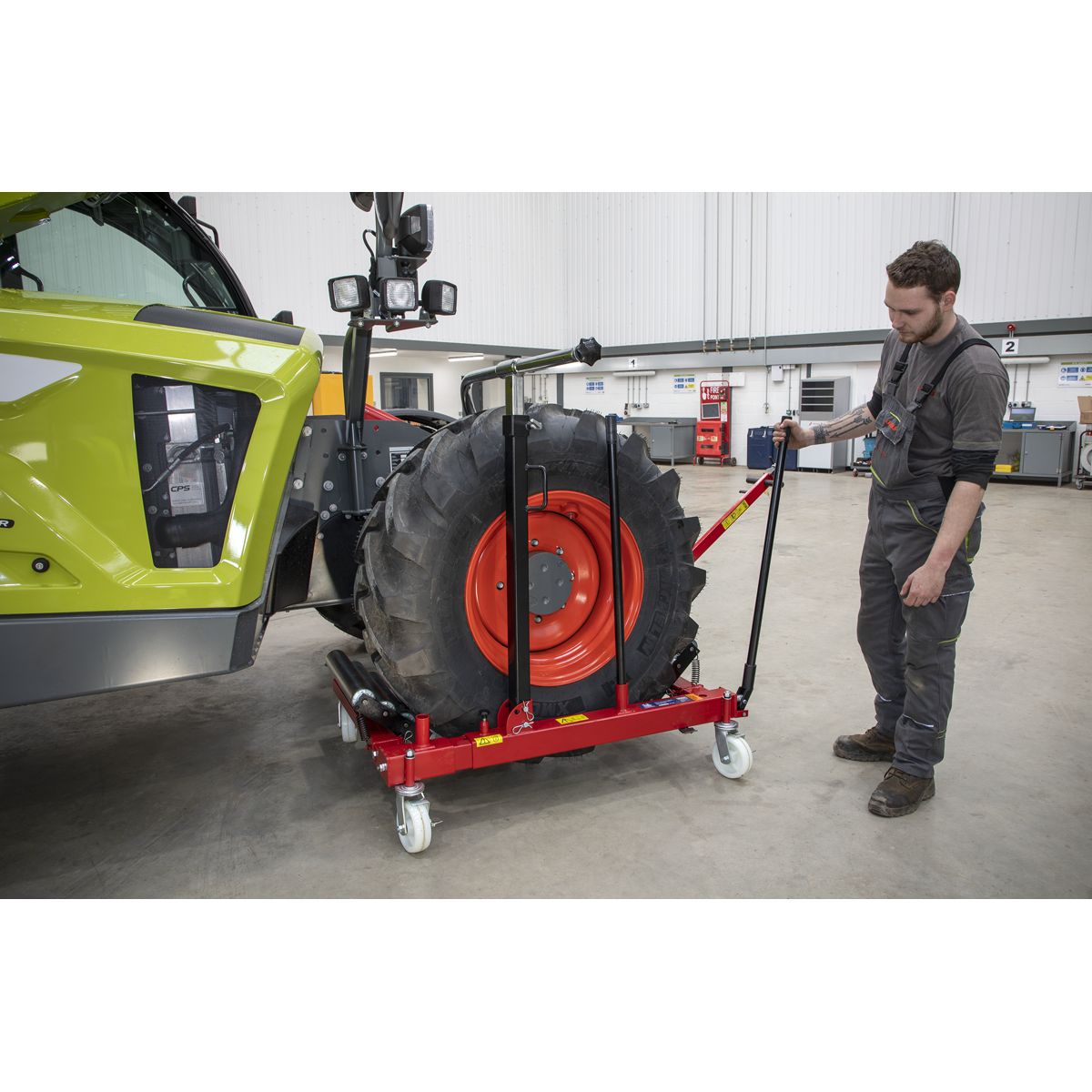 Sealey Wheel Removal Trolley 1500kg Capacity - Image 5