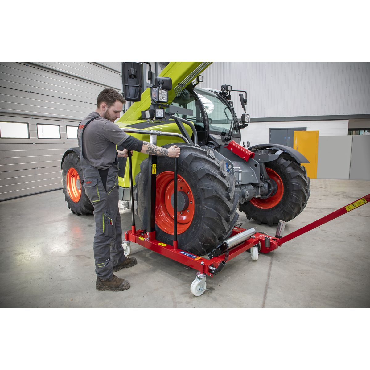 Sealey Wheel Removal Trolley 1500kg Capacity - Image 6