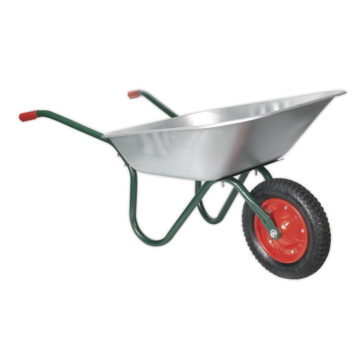 Sealey Wheelbarrow 65L Galvanized - Image 3