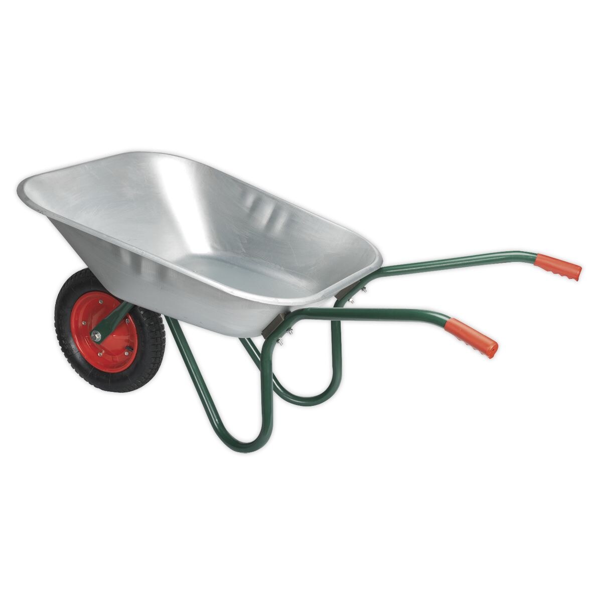 Sealey Wheelbarrow 65L Galvanized - Image 4