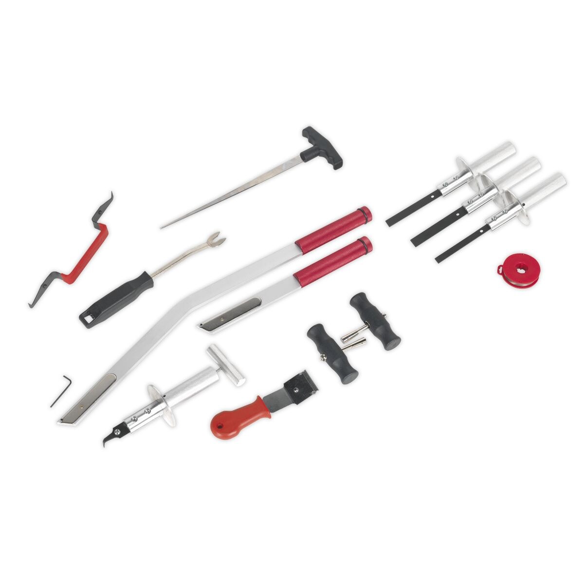 Sealey Windscreen Removal Tool Kit 14pc - Image 3