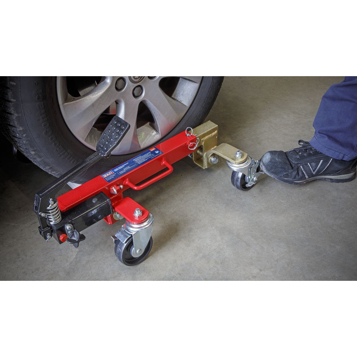 Sealey Hydraulic Wheel Skate 680kg Capacity - Image 5