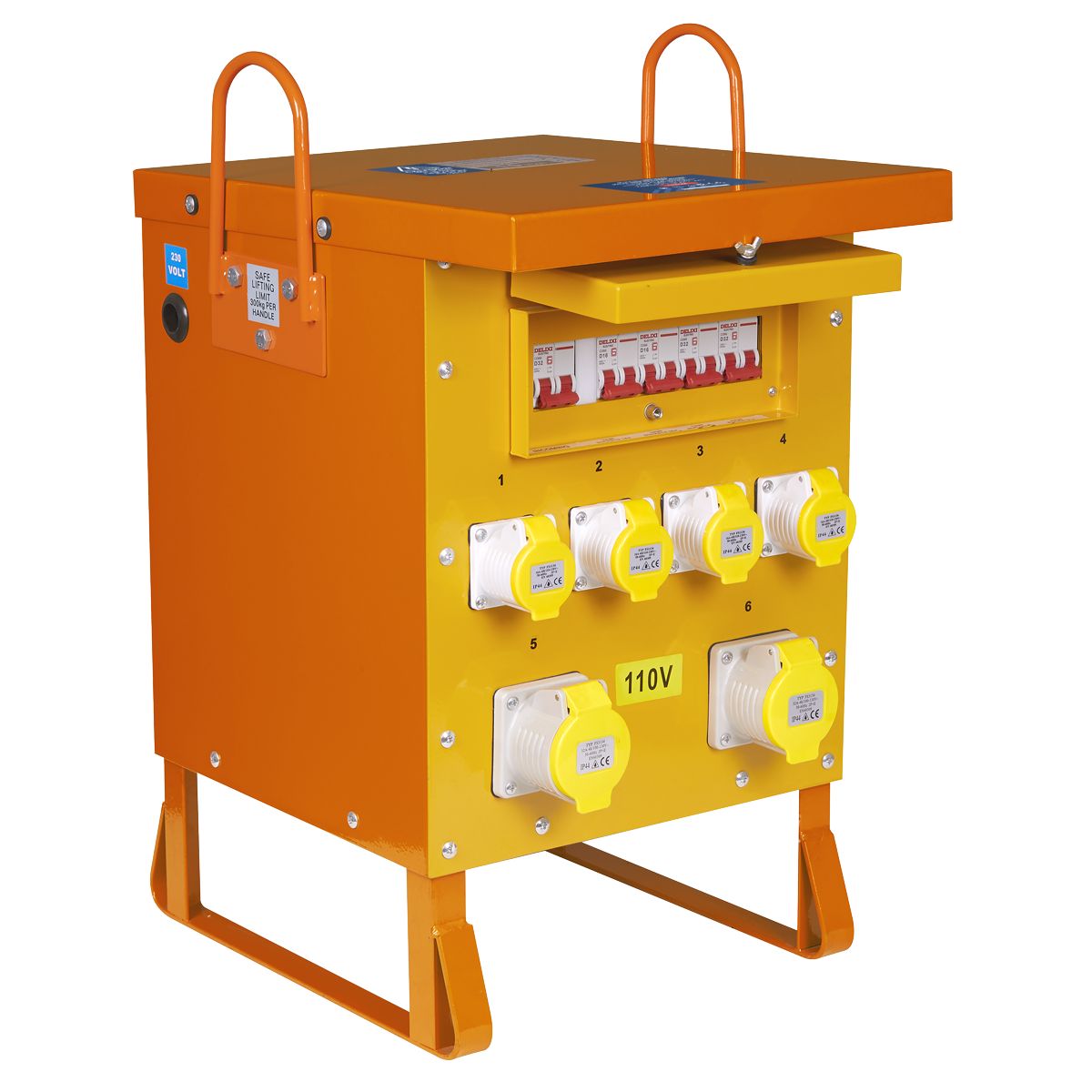 Sealey Single Phase Site Transformer 10kVA 110V - Image 7