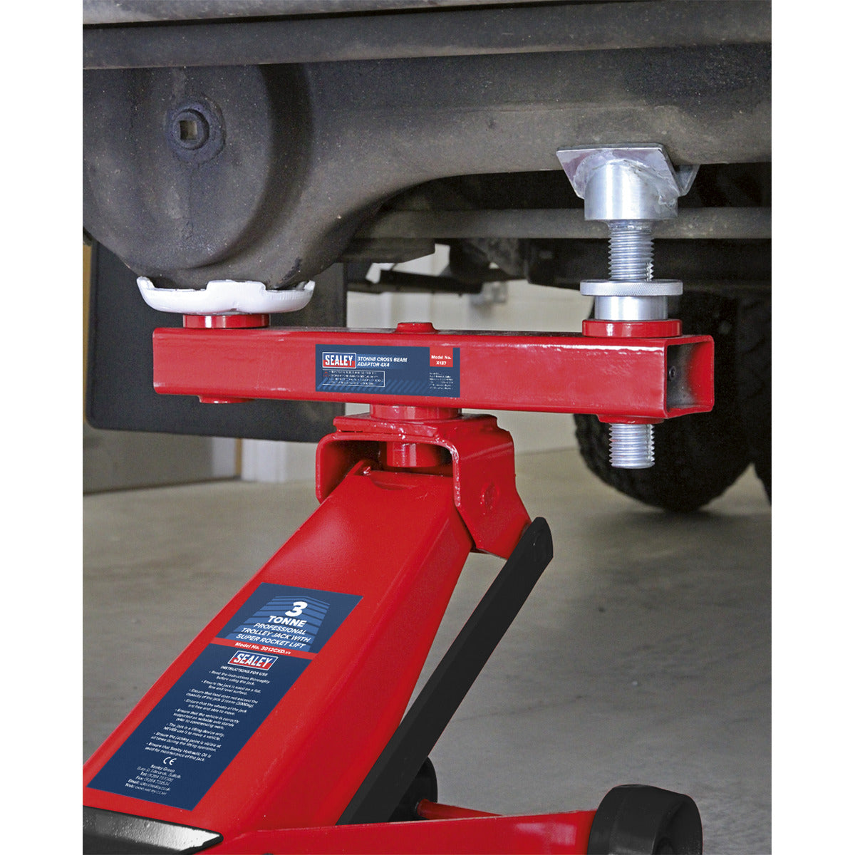 Sealey Cross Beam 4x4 Adaptor 3 Tonne X137