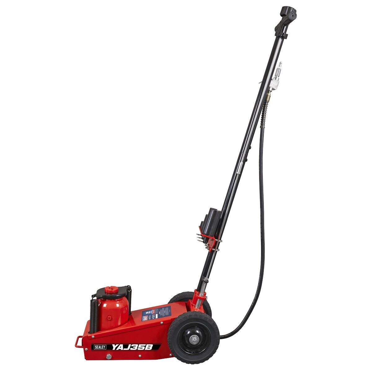 Sealey Air Operated Single Stage Trolley Jack 35 Tonne - Image 4